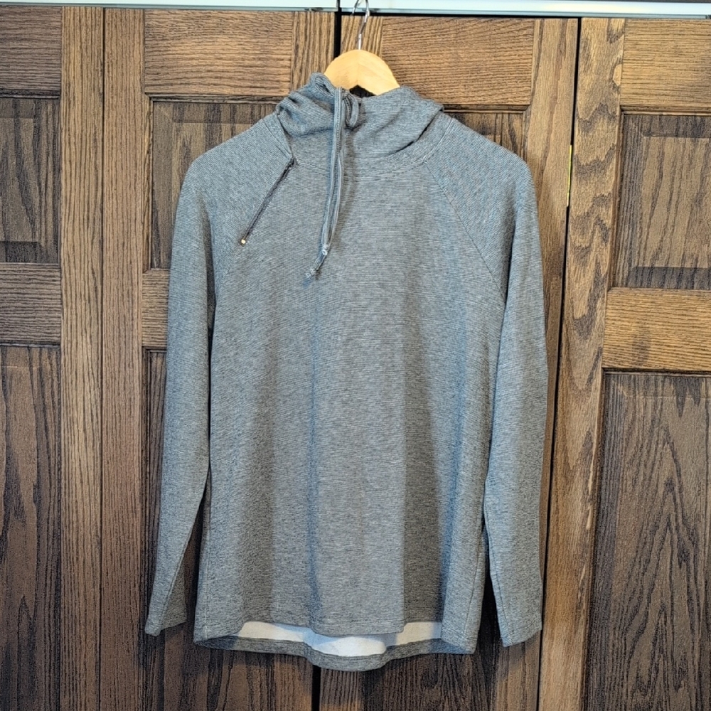 Gray Long Sleeve Hoodie
